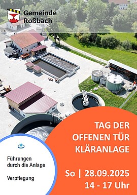 Banner TAG DER OFFENEN TÜR KLÄRANLAGE