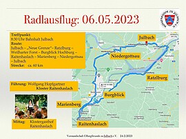 Banner Radlausflug nach Raitenhaslach