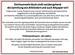 Logo Altkleidersammlung der Feuerwehr Buch vorübergehend eingestellt