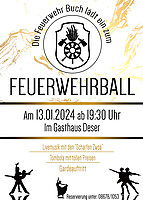 Logo Feuerwehrball der Freiwilligen Feuerwehr Buch