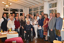 Banner Feier zum 40jährigen (Wieder-)Bestehen des OGV