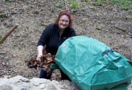 Banner Arbeitseinsatz auf dem Schlossberg