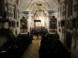 Banner A-cappella Konzert mit dem Heinrich-Schütz-Ensamble